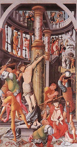 Jerg Ratgeb Flagellation of Christ Spain oil painting art